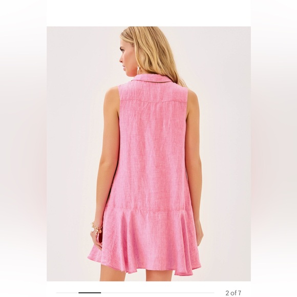 NWT Lilly Pulitzer Ellowyn linen dress - Picture 2 of 2